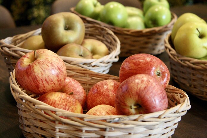 Verschiedene Sorten von Äpfeln